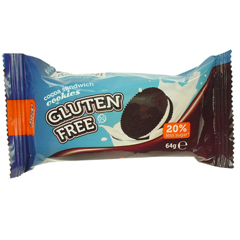 Slepované kakaové sušenky se smetanovou náplní 64g Bob´s cookies